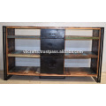 Unidade de TV de reciclagem de madeira Industrila Drawer